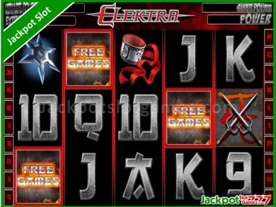 Elektra Marvel Jackpot Slots