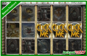 Gladiator Slot Machine Click Me Bonus Feature