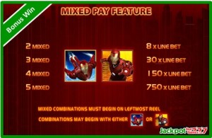 Iron Man Marvel Jackpot Slots Bonus Win